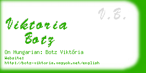viktoria botz business card