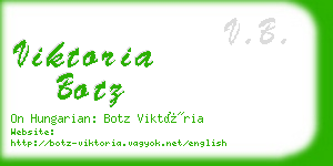 viktoria botz business card